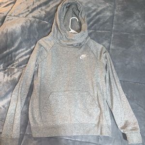 Gray Nike hoodie